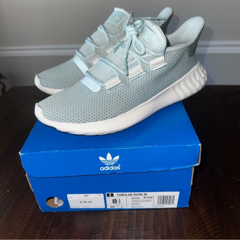 Adidas Tubular Dusk Women's Sneakers - Light Blue